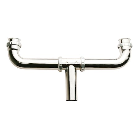 Plumb Pak Plumb Pak 1-1/2 in. D X 16 in. L Brass Center Outlet Waste PP924CP